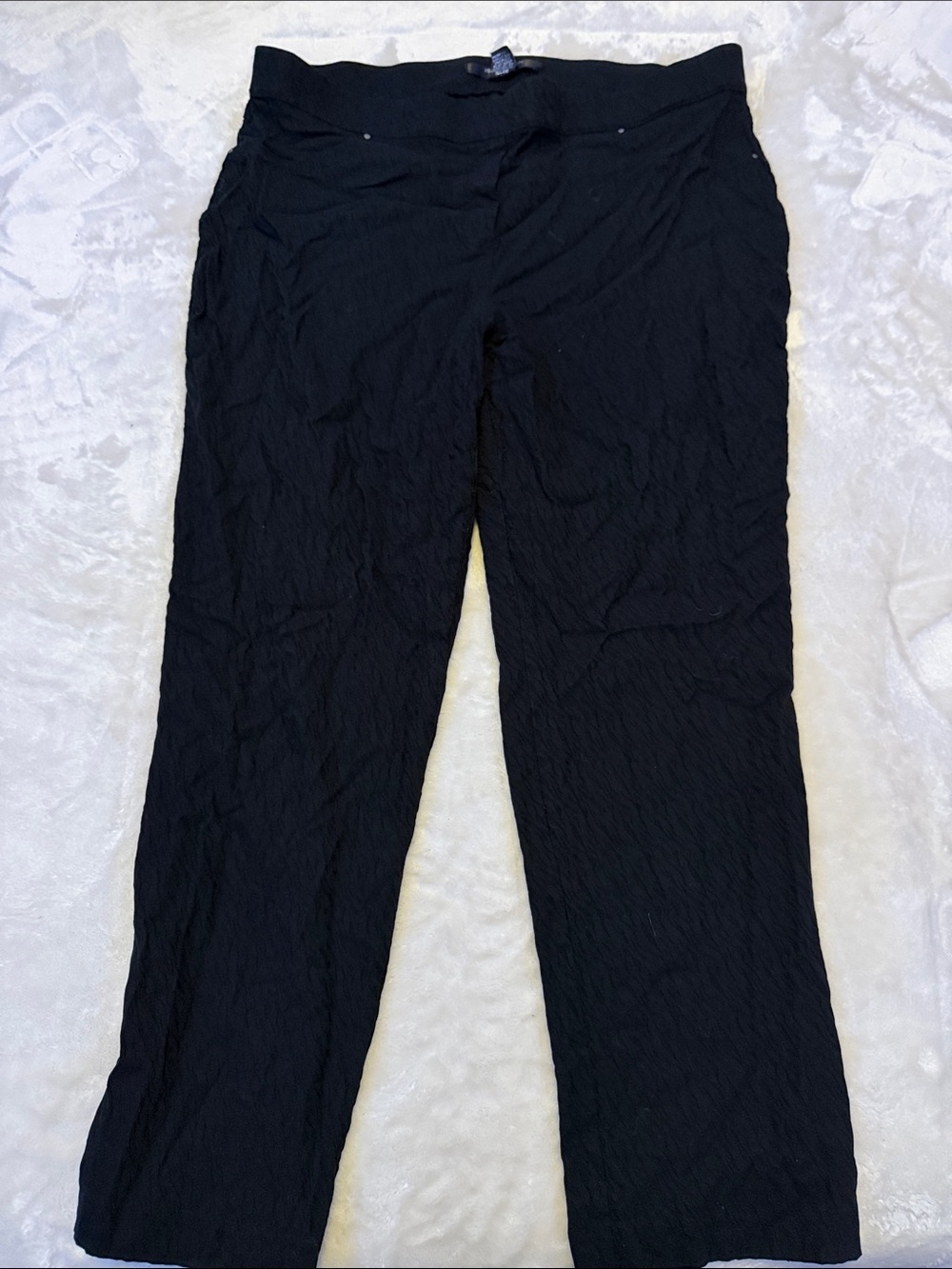 89th & Madison Black Men's Straight-Leg Dress Pants